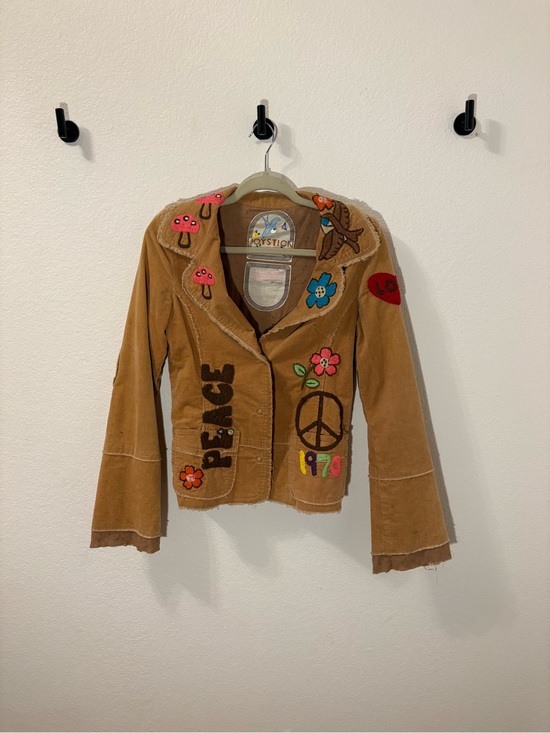 Johnny Was Jackets & Blazers - Vintage Johnny Was Joystick brown corduroy jacket with embroidery